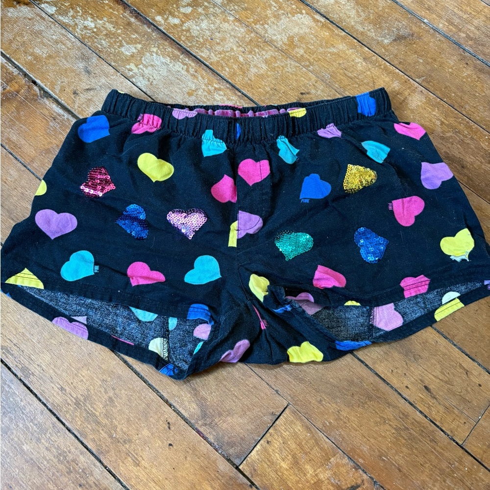 PINK Heart Sleep Shorts